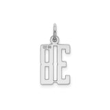 Sterling Silver Pendant with Bold Number 318 Design, Unisex Regional Identity Charm