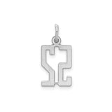 Sterling Silver Chai Pendant Charm, Hebrew Life Symbol Jewelry, Unisex Judaica Accessory