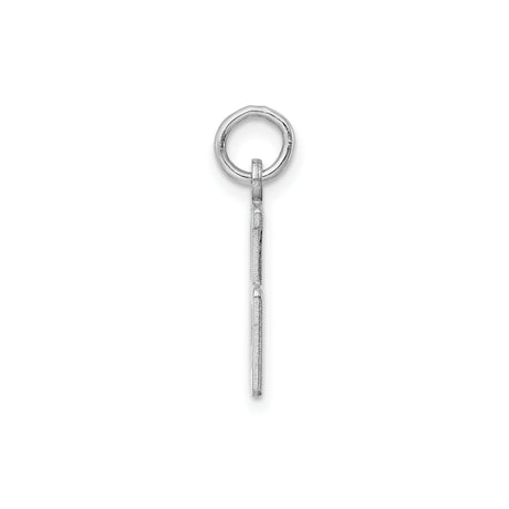 Small Elongated Pol Number 85 Charm Pendant in Real 925 Sterling Silver