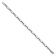 925 White Gold 4.8 mm Solid Chain Bracelet