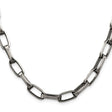 925 White Gold 8 mm Solid Chain Necklace