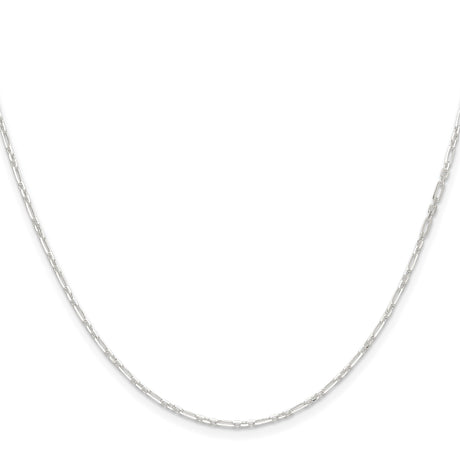 925 White Gold 1.75 mm Polished Chain Necklace