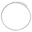 925 White Gold 3.25 mm Polished Chain Necklace