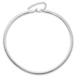 925 White Gold 5.2 mm Polished Chain Necklace