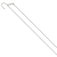 925 White Gold 1.8 mm Polished Chain Necklace