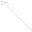 925 White Gold 1.5 mm Polished Chain Necklace