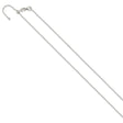 925 White Gold 1.5 mm Polished Chain Necklace