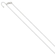 925 White Gold 1 mm Polished Chain Necklace