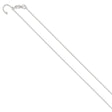 925 White Gold 1.2 mm Polished Chain Necklace