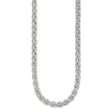 925 White Gold 5.65 mm Polished Chain Necklace