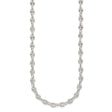 925 White Gold 5.13 mm Polished Chain Necklace