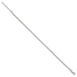 925 White Gold 2.6 mm Polished Chain Bracelet