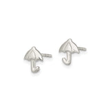 Sterling Silver Umbrella Stud Earrings Minimalist Design