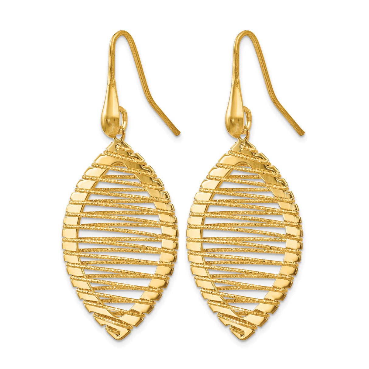 Sterling Silver Drop Earrings with Spiral and Oval Openwork Design for Women