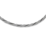 925 White Gold 4 mm Other chains Chain Necklace alternate angle