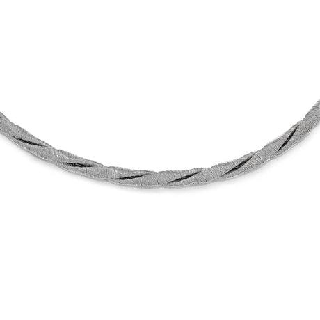 925 White Gold 4 mm Other chains Chain Necklace alternate angle