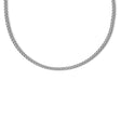 925 White Gold 4.8 mm Polished Chain Necklace