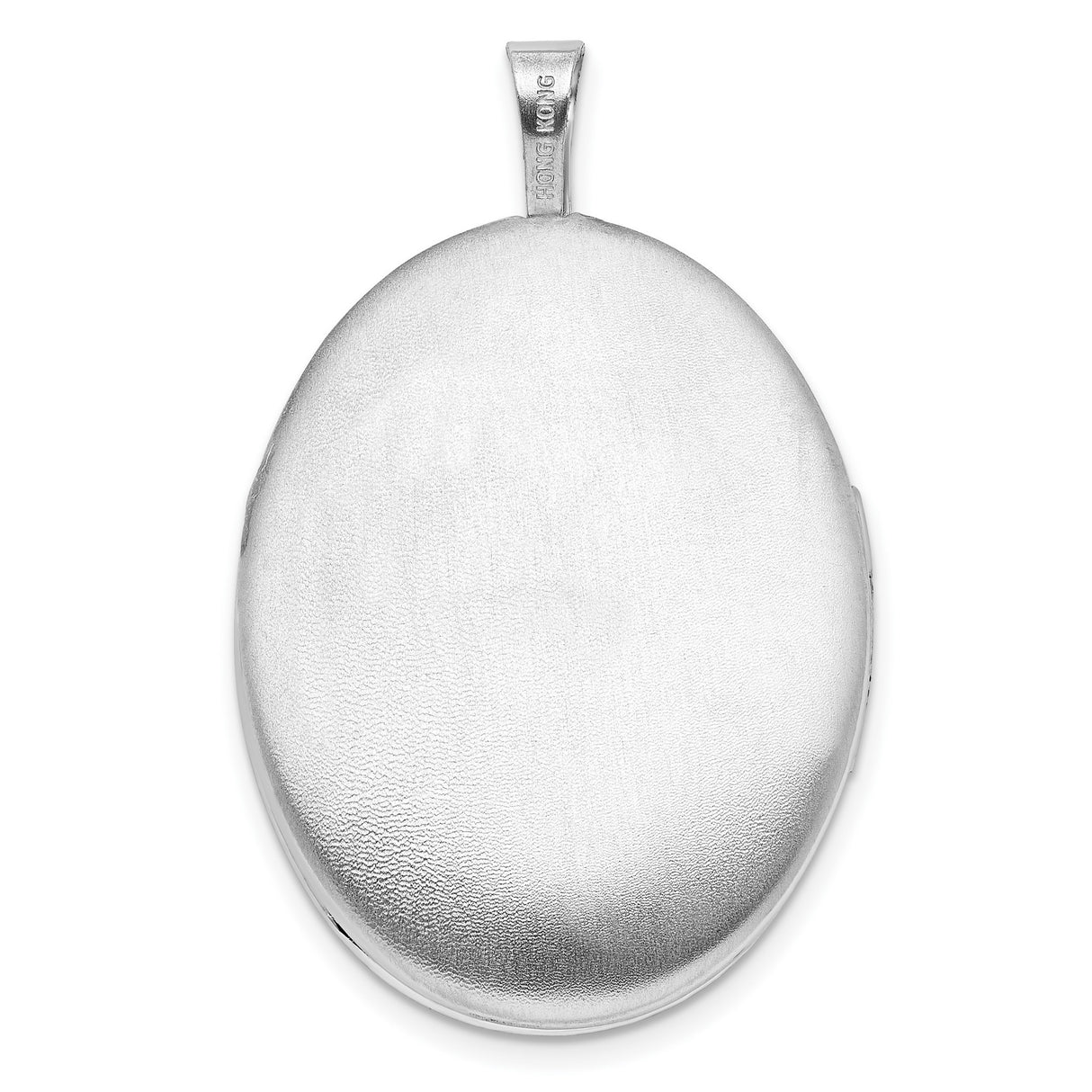 Sterling Silver Oval Locket Pendant with Heart and Vine Design for Women