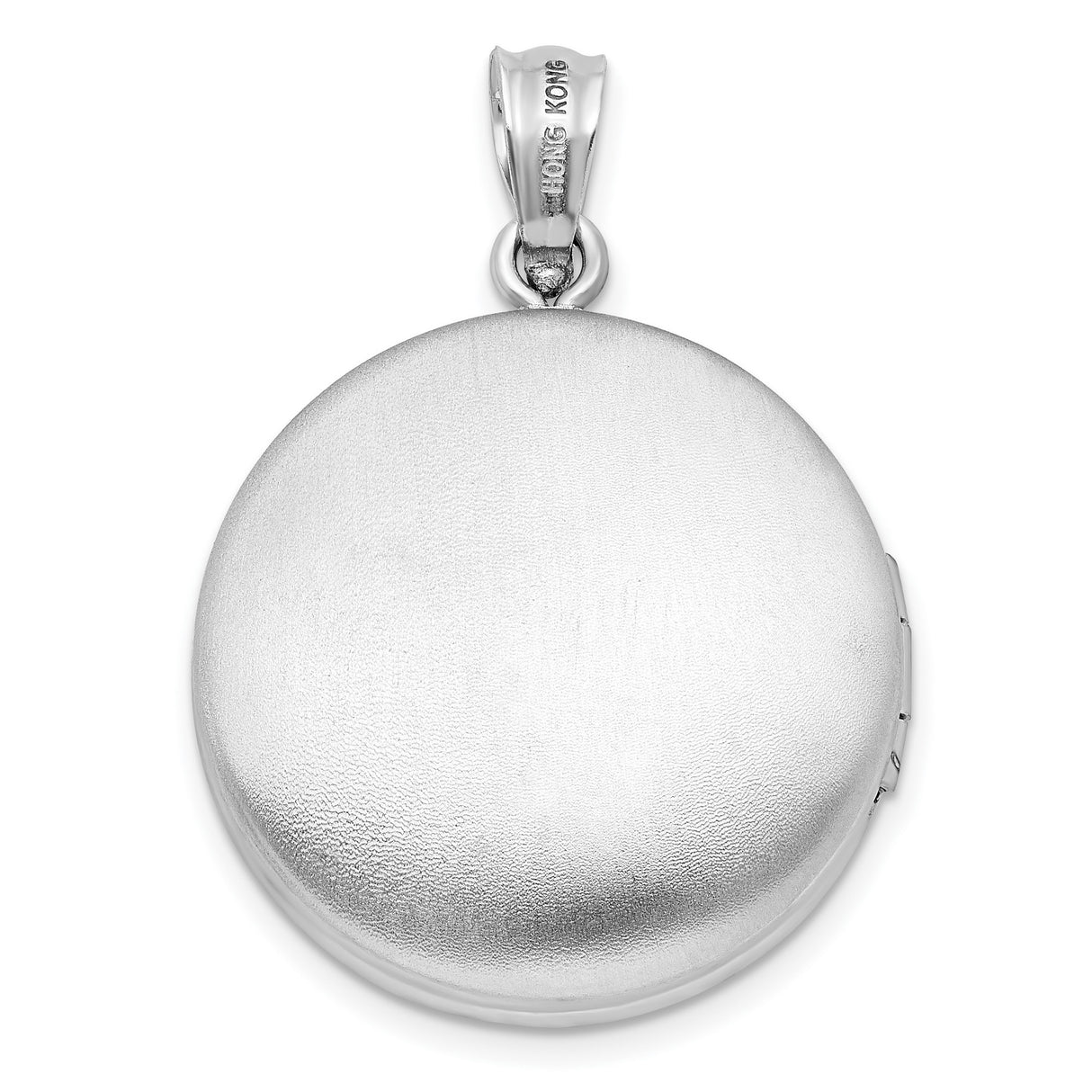 Sterling Silver Locket Pendant with Diamond, Yin Yang Starburst Design for Women