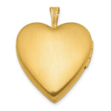 1/20 Gold Filled 2 Frame 19mm Heart Locket Charm Pendant in Real  Yellow Gold