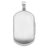 Sterling Silver Saint Christopher Oval Pendant, Travel Protection Religious Medal