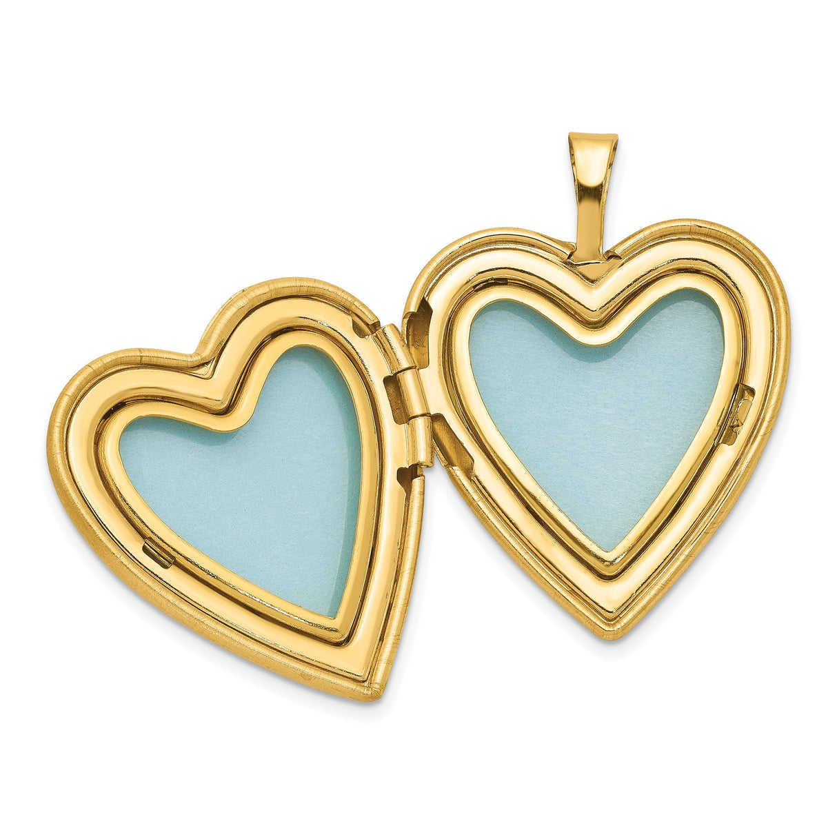 1/20 Gold Filled Butterfly 19mm Heart Locket Charm Pendant in Real  Yellow Gold