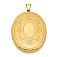 1/20 Gold Filled 26mm Oval Locket Charm Pendant in Real  Yellow Gold