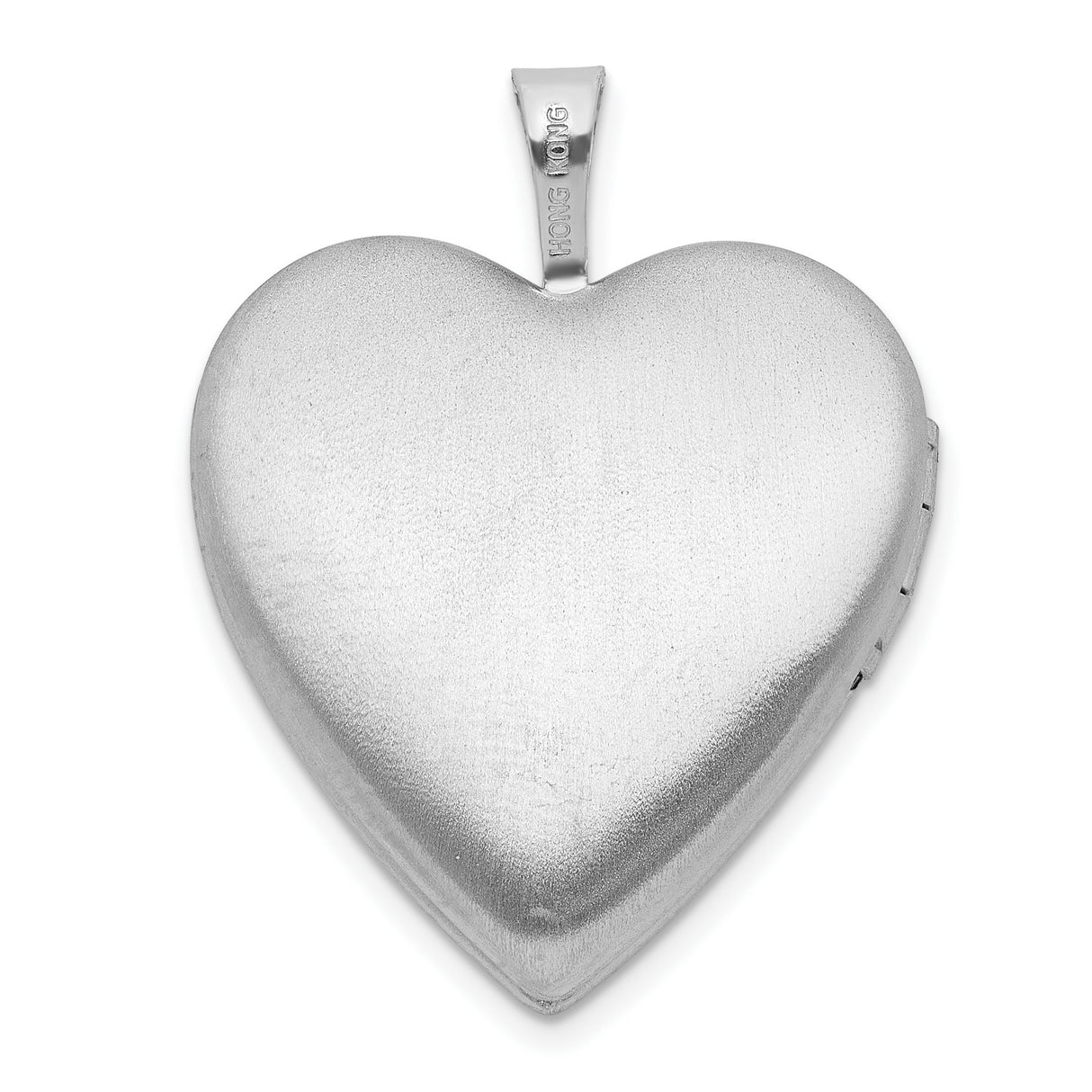 Sterling Silver Heart Locket Pendant with Pink Butterfly and Flower Design for Women
