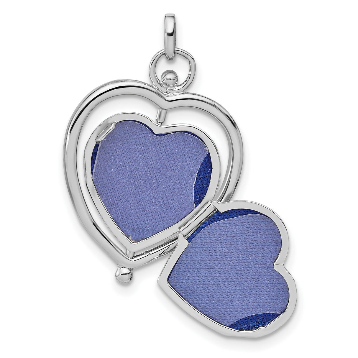 Sterling Silver Heart Shaped Locket Pendant with Floral Design, Special Mum Keepsake Jewelry
