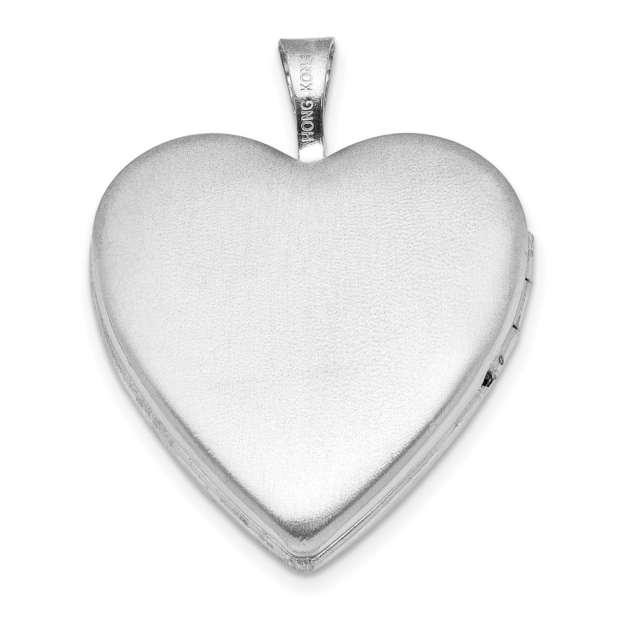 Sterling Silver Heart Locket Pendant with Paw Prints, Pet Memorial Jewelry for Women