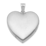 Sterling Silver Heart Locket Pendant with Paw Prints, Pet Memorial Jewelry for Women