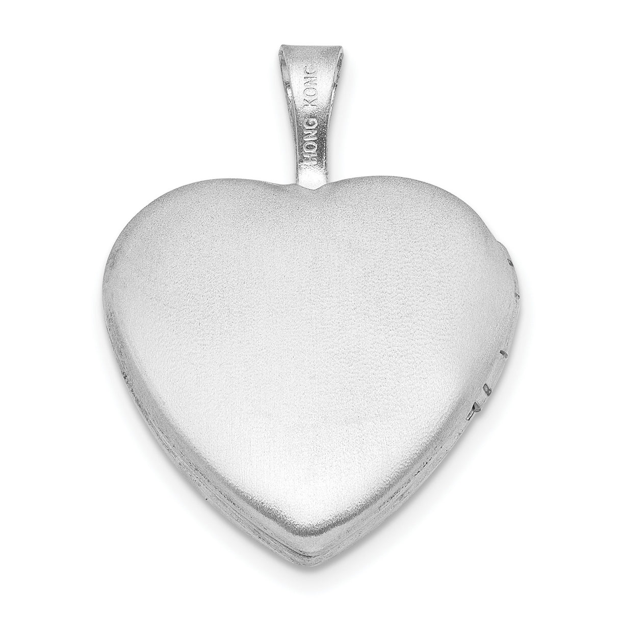 Sterling Silver Heart Locket Pendant with Pink Seahorse and Ocean Theme