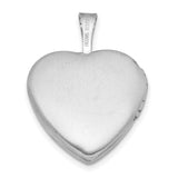 Sterling Silver Heart Locket Pendant with Pink Unicorn and Star Design for Girls