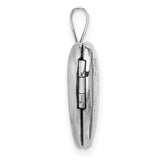 Sterling Silver Heart Locket Pendant with Sun Symbol and You Are My Sunshine Engraving