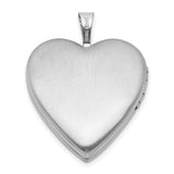 Sterling Silver Heart Locket Pendant with Faith Hope Love Message, Inspirational Christian Jewelry