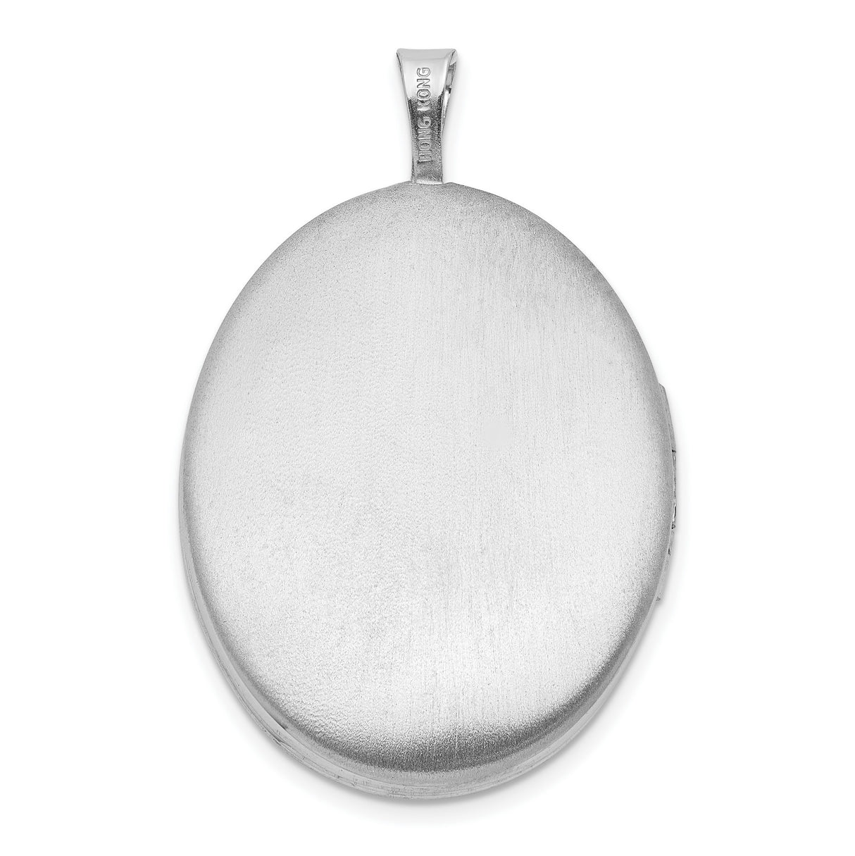 Polished Filigree 26mm Oval Locket Charm Pendant in Real 925 Sterling Silver