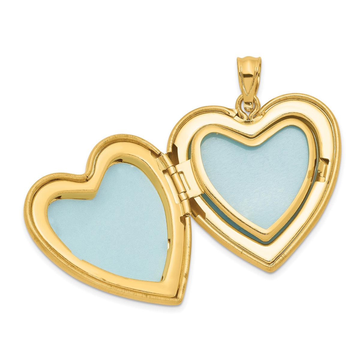 1/20 Gold Filled Grandma Word And Flowers On Heart Shaped Locket Charm Pendant in Real  Yellow Gold