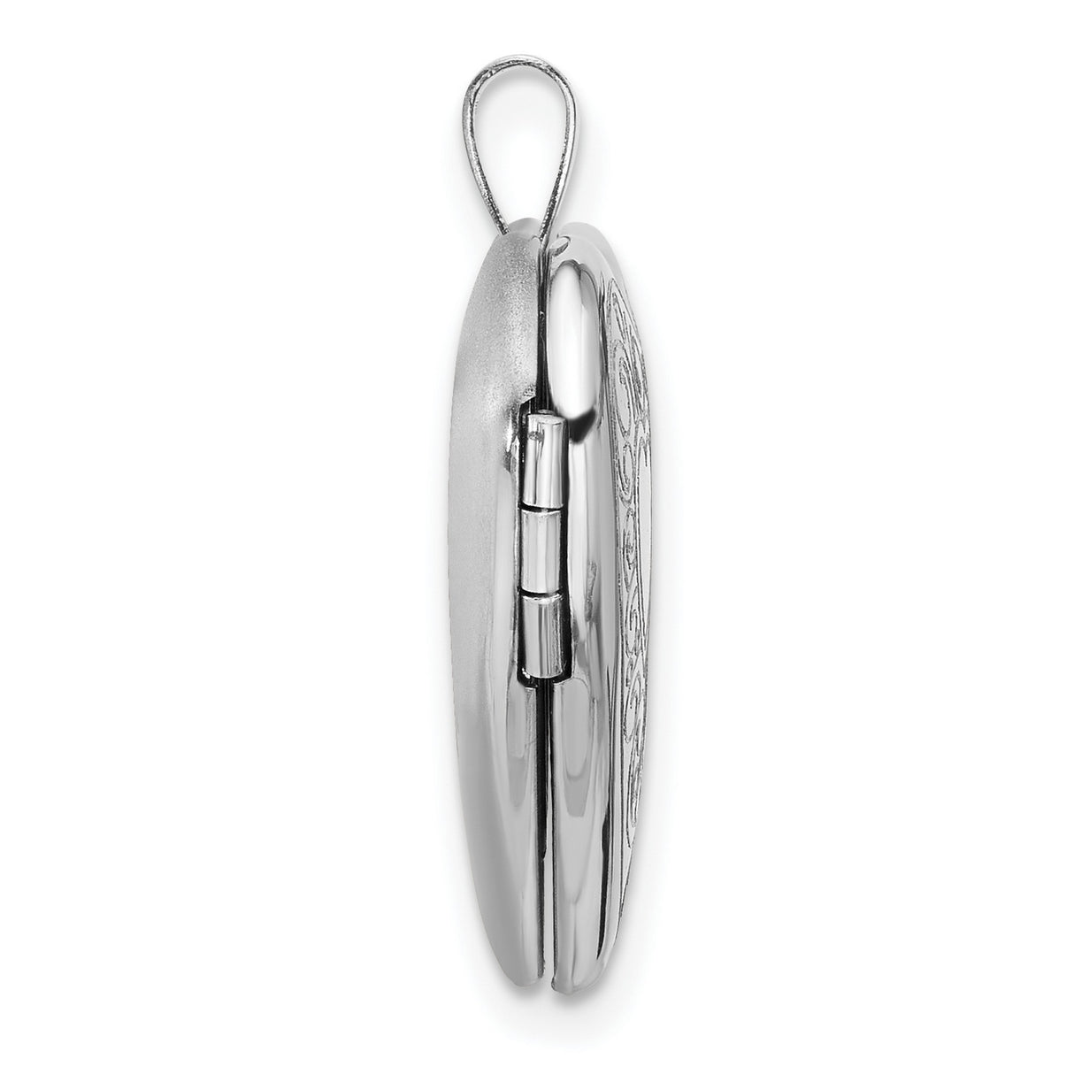 Heart 20mm and 12mm Locket Set Charm Pendant in Real 925 Sterling Silver