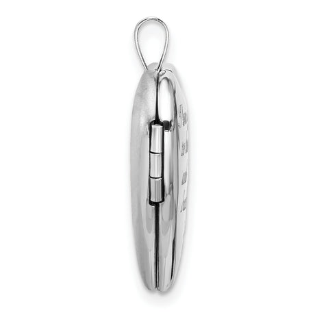 I LOVE YOU..20mm 12mm Locket Set Charm Pendant in Real 925 Sterling Silver