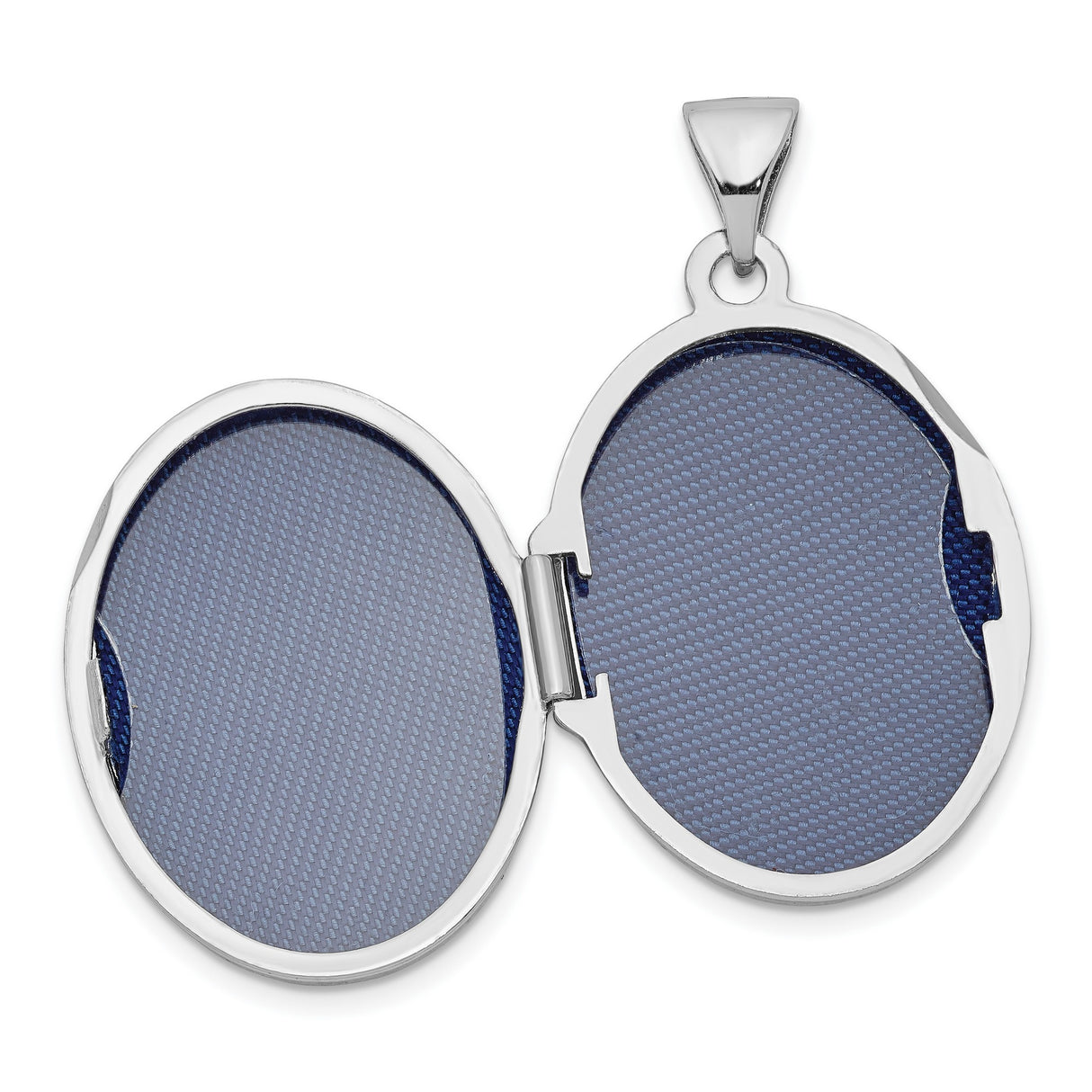Oval Floral Locket Charm Pendant in Real 925 Sterling Silver