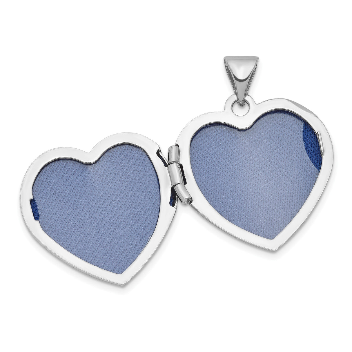 Sterling Silver Heart Locket Pendant with Pink Crystal Accents, Romantic Keepsake Jewelry for Women