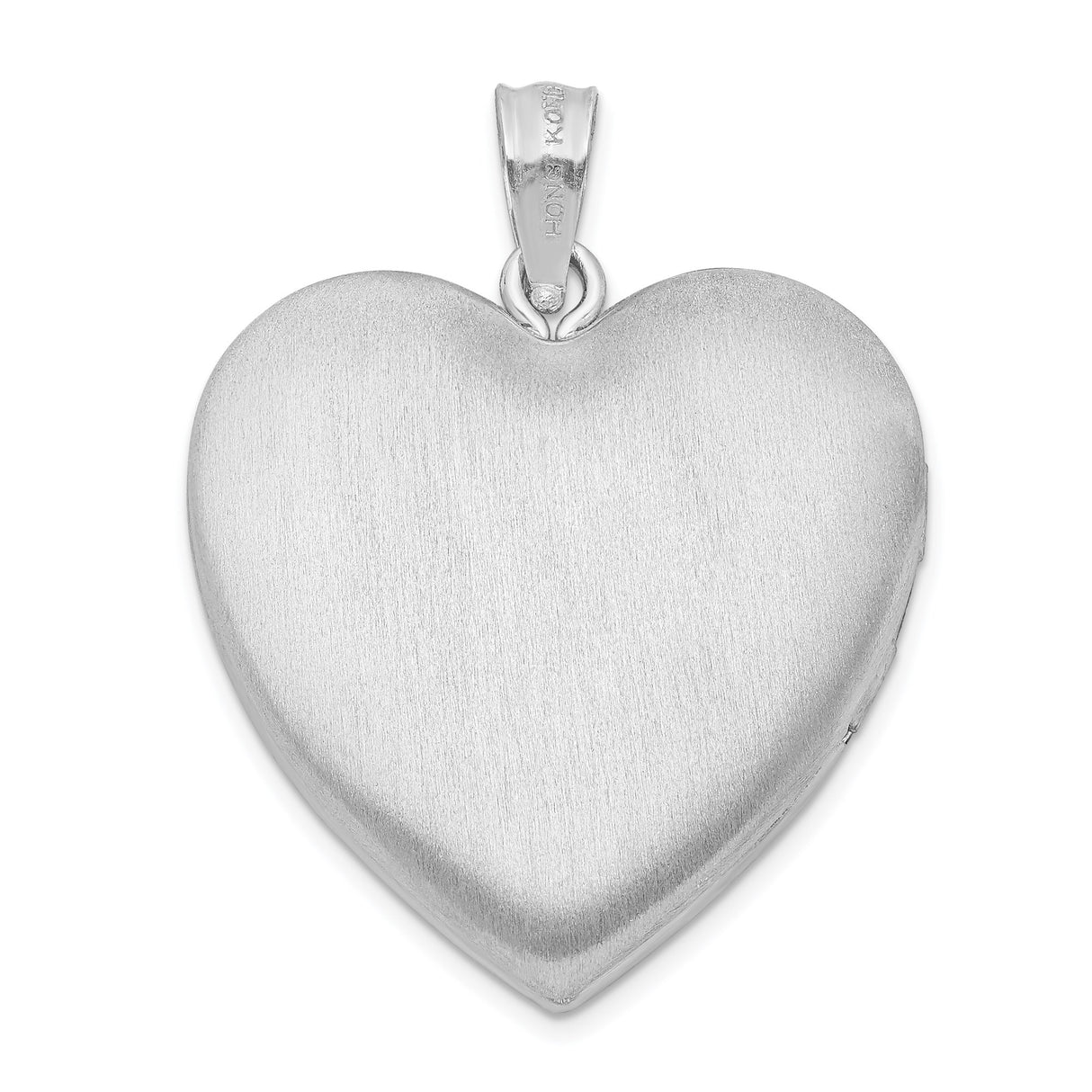 Sterling Silver Heart Locket Pendant with Rose and Pink Floral Scroll Accents