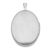Sterling Silver Oval Locket Pendant with Leaf Vine Design, Vintage Nature-Inspired Jewelry for Women