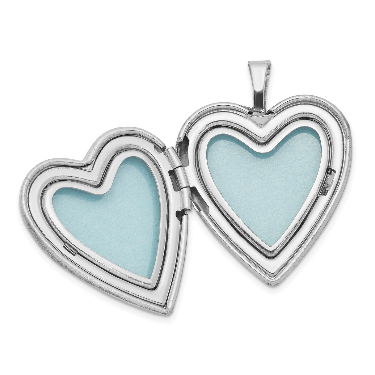 Sterling Silver Heart Locket Pendant with Pink Butterfly and Flower Design for Women