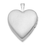 Sterling Silver Heart Locket Pendant with Floral Scroll Engraving, Vintage-Inspired Keepsake Jewelry
