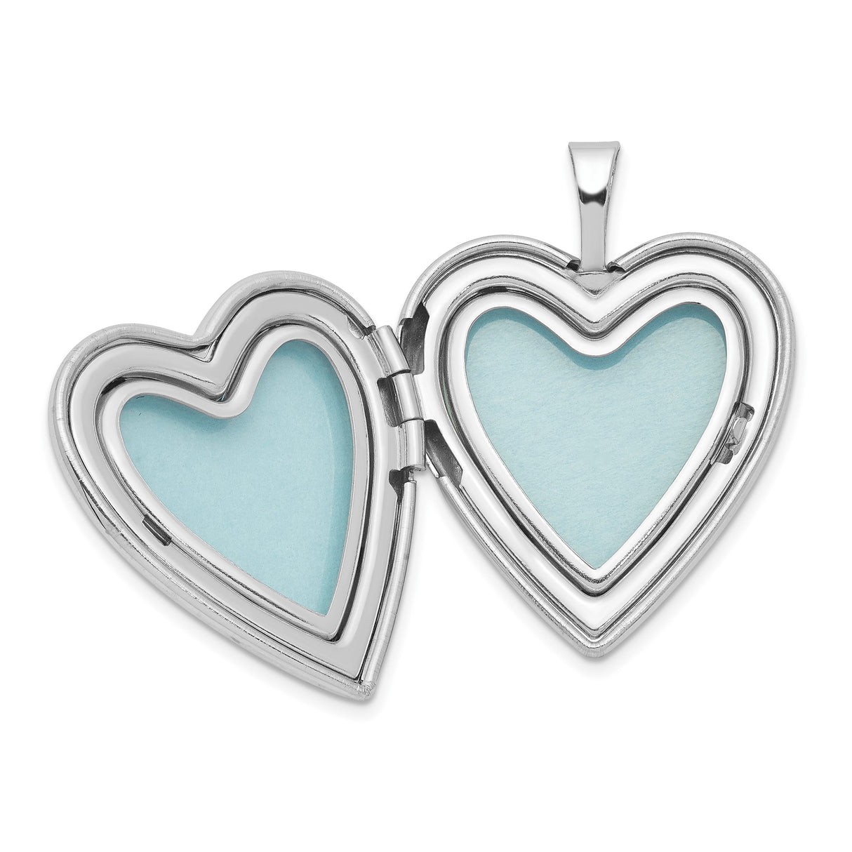 Sterling Silver Heart Locket Pendant with Footprints and Starburst, Christian Memorial Jewelry