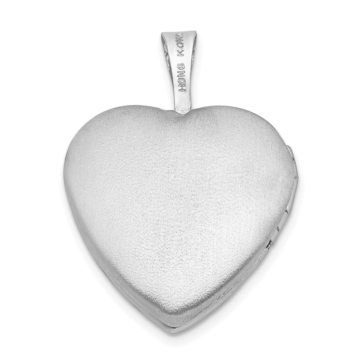 Sterling Silver Cross Pendant with Heart Locket Design, Dual Finish, Faith Jewelry for Men and Women