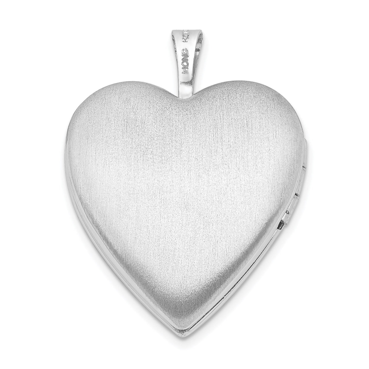 Sterling Silver Heart Locket Pendant with Baby Handprint and Hearts for Women