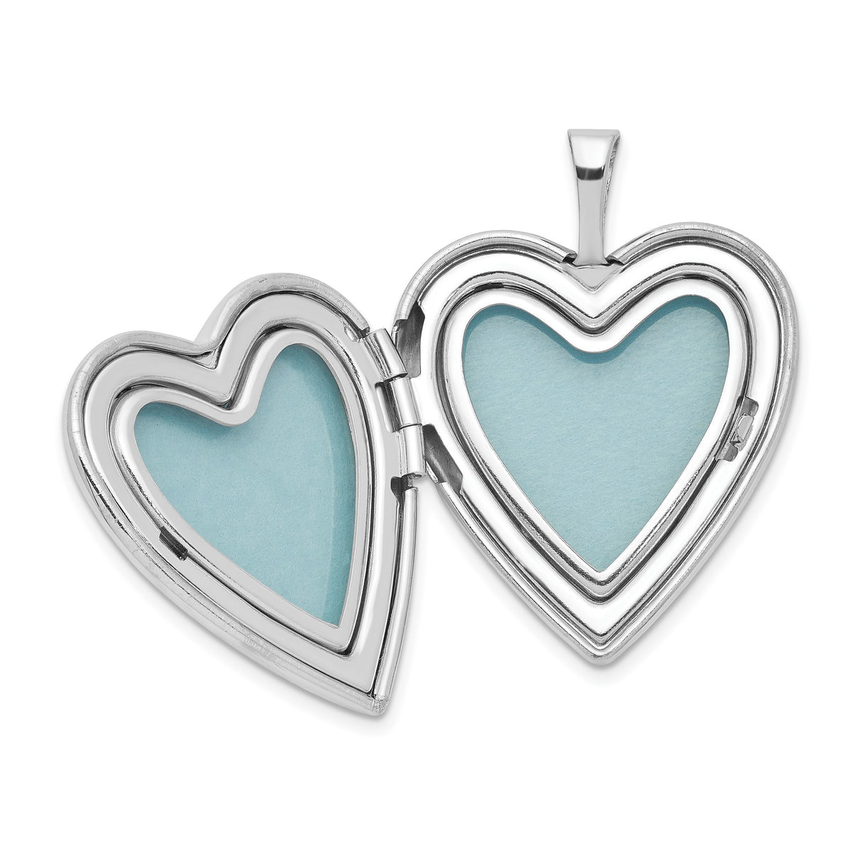 Sterling Silver Heart Locket Pendant with Floral Engraving, Romantic Keepsake Jewelry