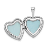 Sterling Silver Heart Locket Pendant with Butterfly Symbol, Memorial and Spiritual Keepsake for Women